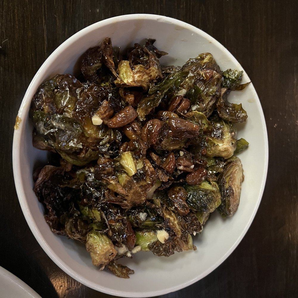 Bosscat Kitchen & Libations - MAPLE BUTTERED BRUSSELS - Bars Near Me - Orange, California Bosscat Kitchen & Libations - MAPLE BUTTERED BRUSSELS - Bars Near Me - Orange, California