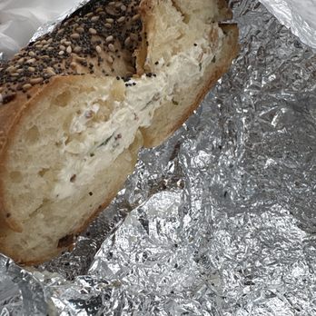 Cosmo’s Bagels & Cafe - Gluten Free bagel with Bacon and chive cream cheese! - Bagels Near Me - Darien, Connecticut Cosmo’s Bagels & Cafe - Gluten Free bagel with Bacon and chive cream cheese! - Bagels Near Me - Darien, Connecticut