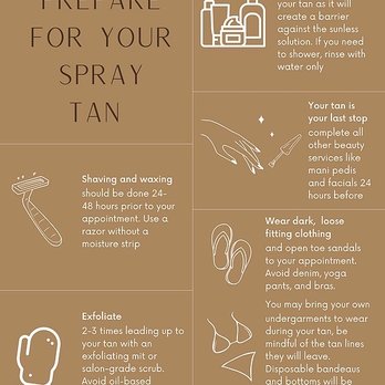 The Bronze Brand - So cool- she sent me this before and also followed up a care instructions! - Spray Tanning Near Me - Larkspur, California