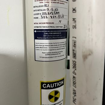 Affordable Radon Services - System labeling. - Environmental Abatement Near Me - Lakewood, Colorado