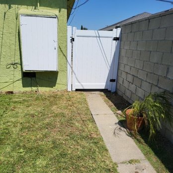 Perfect Line Remodeling - Backyard gate - Masonry/Concrete Near Me