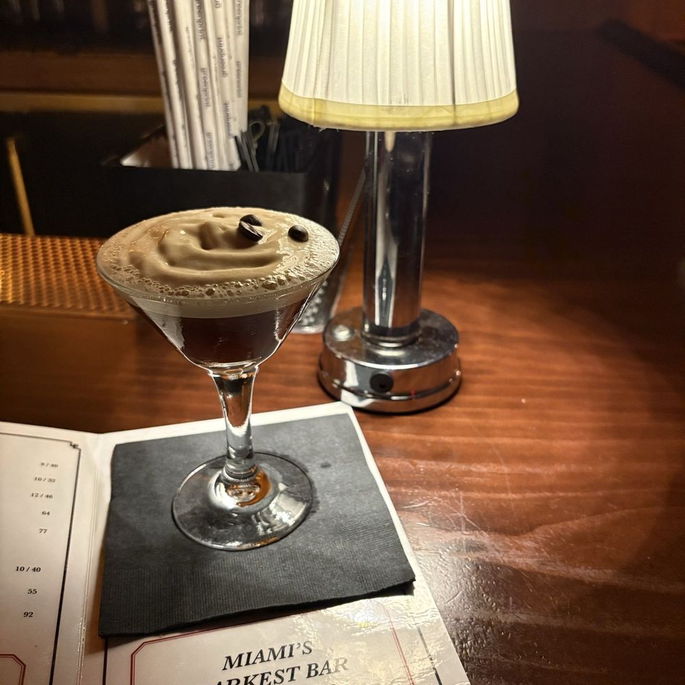 Fox’s Lounge - Espresso Martini - Dive Bars Near Me - Miami, Florida