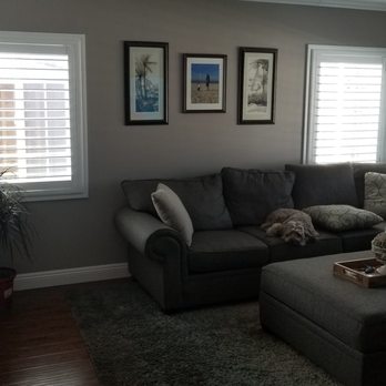 LA Custom Blinds - 2 plantation shutters. They set the room off! - Shades & Blinds Near Me - Los Angeles, California
