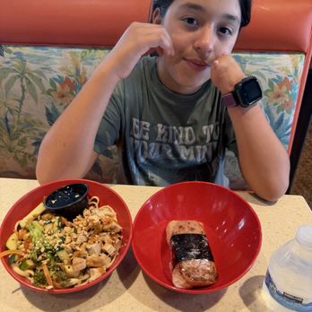 Fire Island Grill - Chicken Teriyaki Bowl (Kids) Spam Musubi - Hawaiian Near Me - Simi Valley, California Fire Island Grill - Chicken Teriyaki Bowl (Kids) Spam Musubi - Hawaiian Near Me - Simi Valley, California