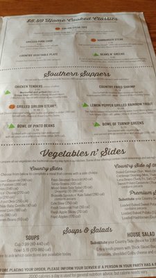 Menu photo 2 Cracker Barrel Old Country Store Lincoln, IL