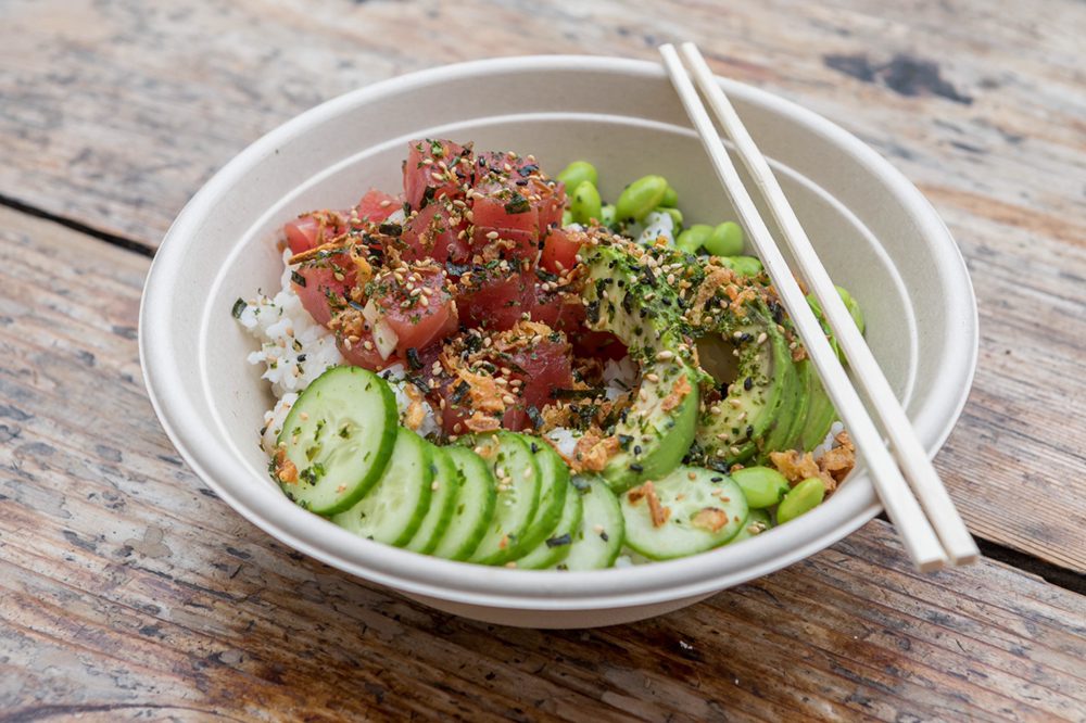 Grab a poke bowl. Fresh tuna Yelp