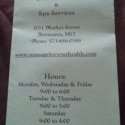 Massage for Your Health