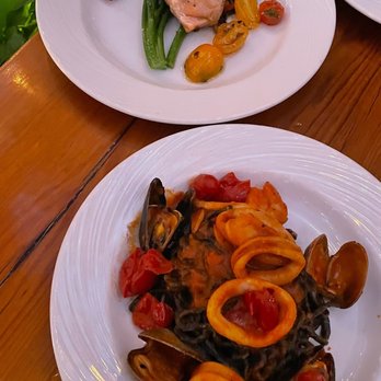 Piccolo Sogno - Spaghetti Neri, Salmon - Italian Near Me - Chicago, Illinois Piccolo Sogno - Spaghetti Neri, Salmon - Italian Near Me - Chicago, Illinois
