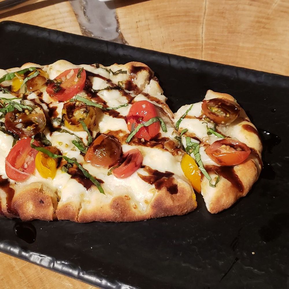 The River Merchant - Margarita flatbread - New American Near Me - Kent, Ohio The River Merchant - Margarita flatbread - New American Near Me - Kent, Ohio