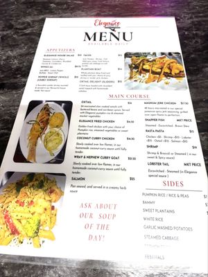 Menu photo 1 Elegance Bar & Grill Stone Mountain, GA