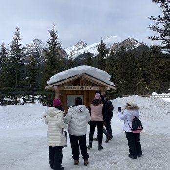 Lake Louise - Waiting to take a picture of the Sign - Lakes Near Me - Lake Louise, Alberta Lake Louise - Waiting to take a picture of the Sign - Lakes Near Me - Lake Louise, Alberta
