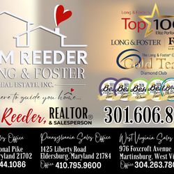 Team Reeder of Long & Foster Real Estate - It is my pleasure to help you with one of the biggest decisions of your life!