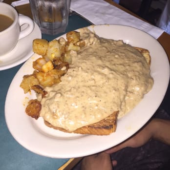 Table Talk - Creamed beef over toast. Breakfast 6/11/2015 - American Near Me - Alexandria, Virginia