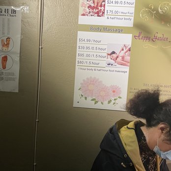 Happy Garden Massage - Menu - Massage Near Me - Pacifica, California