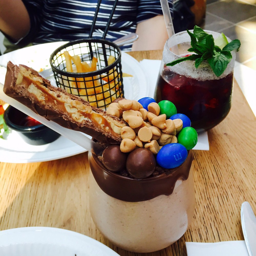The Missing Piece - M&M, Malteser, and Peanut Butter shake - Cafes Near Me - North Ryde, NSW The Missing Piece - M&M, Malteser, and Peanut Butter shake - Cafes Near Me - North Ryde, NSW