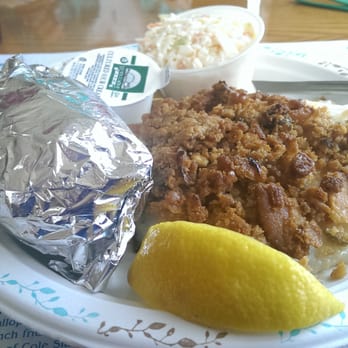 Ray's Seafood & Lobster - Baked stuffed haddock (shellfish free!) - Seafood Near Me - Rye, New Hampshire