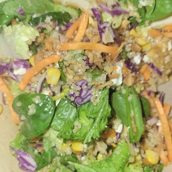 Solidcore - Fidi - They had FREE salad bowls today 1/24/2024 HONEY CHICKEN CRISP SALAD - Pilates Near Me - New York, New York