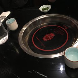 Large pot induction plate