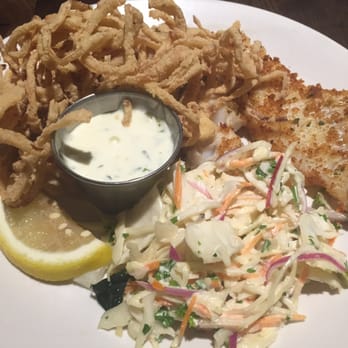 Not Your Average Joe's - Nashua - Haddock, onion strings, coleslaw - New American Near Me - Nashua, New Hampshire