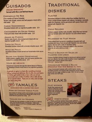 Menu photo 3 Grey Moss Inn Cocina Mexicana Helotes, TX