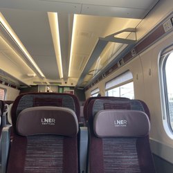 London North Eastern Railway - First Class Carriage on the new Azuma trains