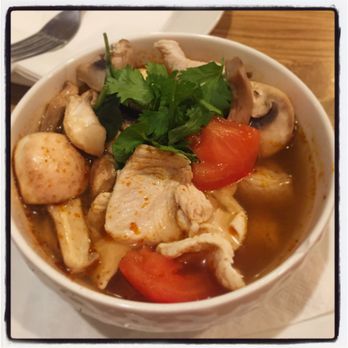 Thai North - Tom Yum was ok shrimp was uncooked and broth luke warm and too sweet. - Thai Near Me - Brighton, Massachusetts Thai North - Tom Yum was ok shrimp was uncooked and broth luke warm and too sweet. - Thai Near Me - Brighton, Massachusetts