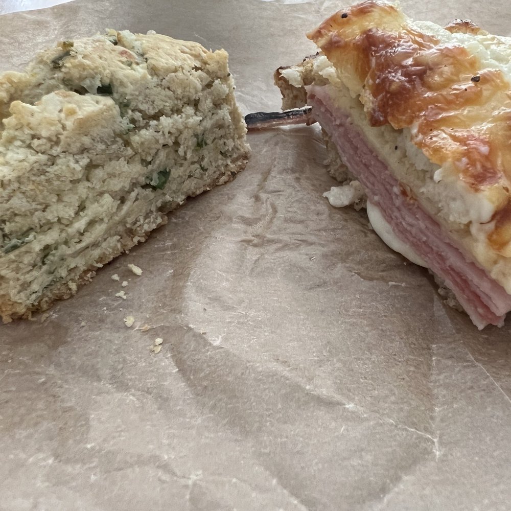 Campbell Hill Bakery - Chive scone and ham and cheese - Coffee & Tea Near Me - Twentynine Palms, California Campbell Hill Bakery - Chive scone and ham and cheese - Coffee & Tea Near Me - Twentynine Palms, California