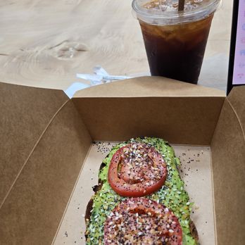 Wall Writers Coffee - Avocado Toast and decafe americano - Coffee & Tea Near Me - Irvine, California Wall Writers Coffee - Avocado Toast and decafe americano - Coffee & Tea Near Me - Irvine, California