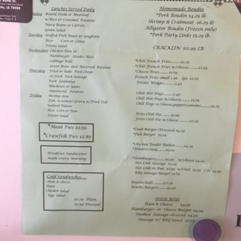 M & S Grocery - a menu on a refrigerator - Grocery Near Me - Lafayette, Louisiana M & S Grocery - a menu on a refrigerator - Grocery Near Me - Lafayette, Louisiana