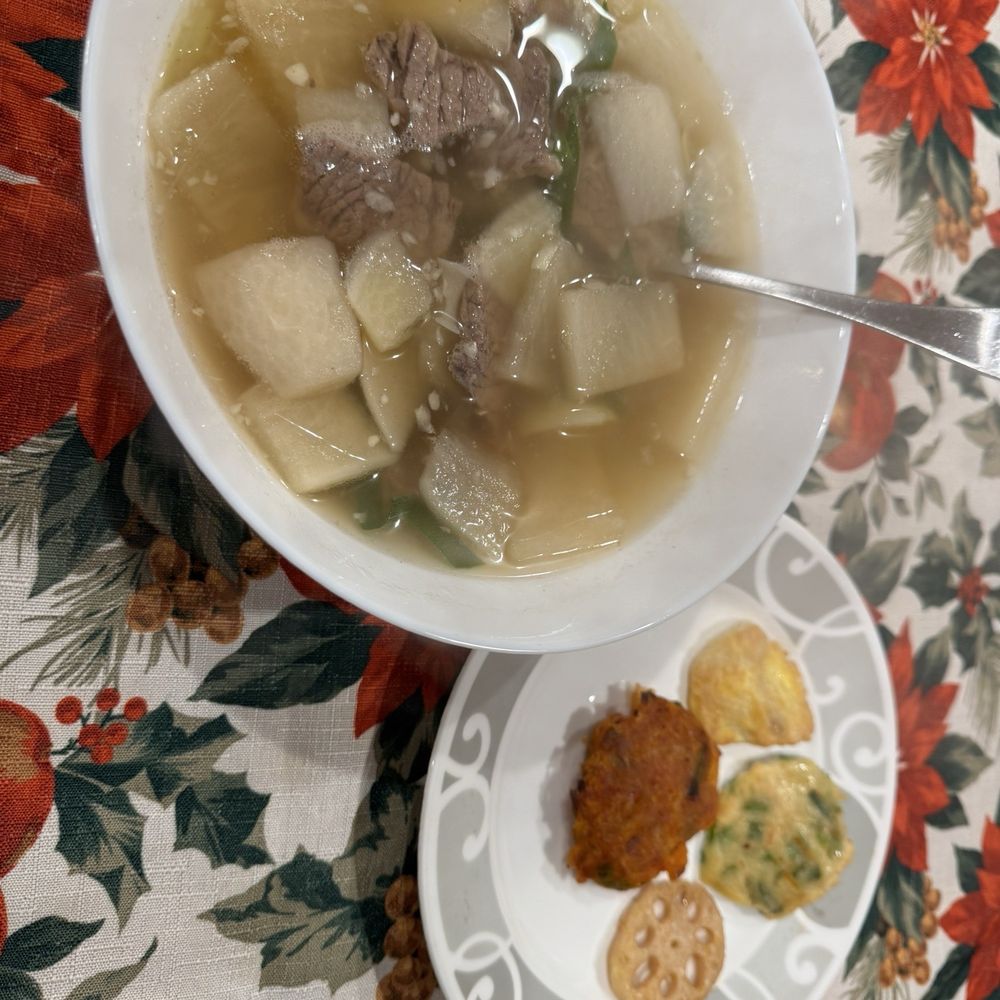 Sookae’s Kitchen - Winter melon soup and an assortment of appetizers! So delicious! - Acai Bowls Near Me - Closter, New Jersey Sookae’s Kitchen - Winter melon soup and an assortment of appetizers! So delicious! - Acai Bowls Near Me - Closter, New Jersey