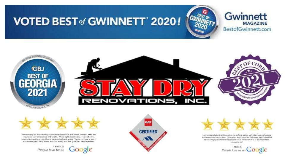 Slide of Stay Dry Renovations