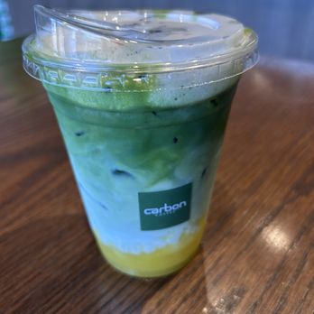 Carbon Coffee - Mango matcha - Coffee & Tea Near Me - Aurora, Colorado