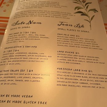 Wild Rose Northern Thai Eats - Menu - Thai Near Me - Bend, Oregon