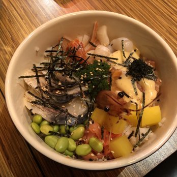 Nagomi - a bowl of food on a table - Japanese Near Me - Verdun, Quebec Nagomi - a bowl of food on a table - Japanese Near Me - Verdun, Quebec