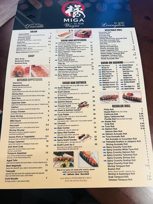 Menu photo 2 Miga Sushi Livingston, NJ Menu photo 2 Miga Sushi Livingston, NJ