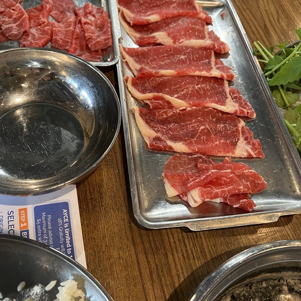 All That Shabu - Don't even know what kind of beef that was. LoL.  Others ordered them. - Hot Pot Near Me - Irvine, California