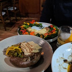Chicory - Partially eaten Sheep's Milk Galette and Smoked Boudin