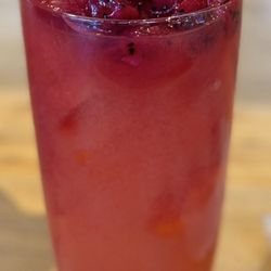 First Watch - BLAZING DRAGON  Strawberry   dragon fruit,  lemon, sugar cane