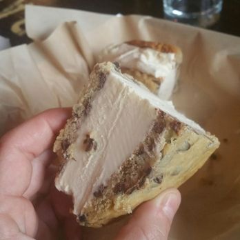 Ballyhoo - 1/4 of the ice cream sandwich! They are massive - New American Near Me - Buffalo, New York Ballyhoo - 1/4 of the ice cream sandwich! They are massive - New American Near Me - Buffalo, New York