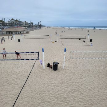 Huntington Beach - Volleyball nets - Beaches Near Me - Huntington Beach, California