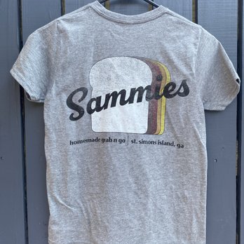 Sammies - a t - shirt on a hanger - Delis Near Me - St. Simons, Georgia Sammies - a t - shirt on a hanger - Delis Near Me - St. Simons, Georgia