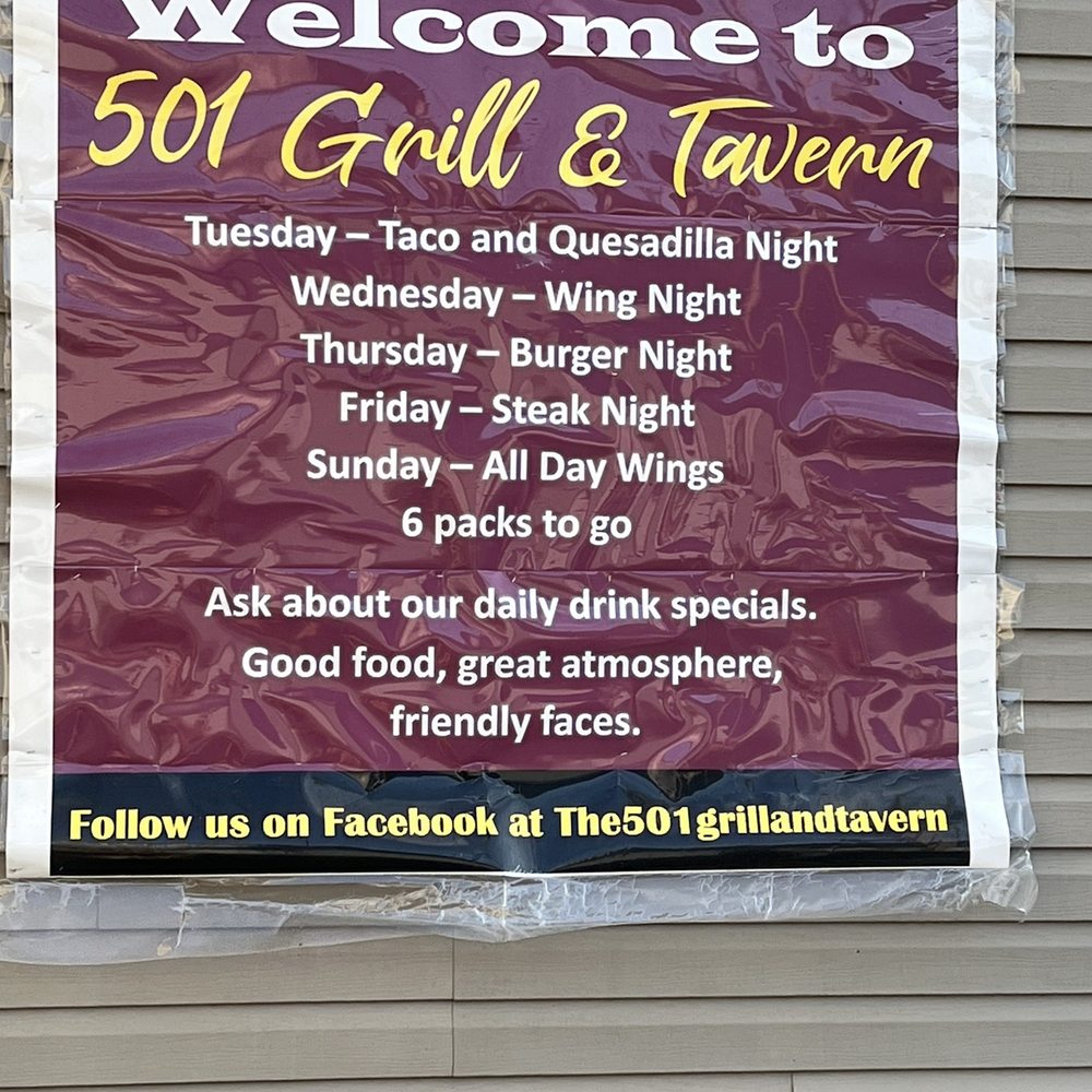 501 Grill & Tavern - a sign for the restaurant - Bars Near Me - Mt. Aetna, Pennsylvania 501 Grill & Tavern - a sign for the restaurant - Bars Near Me - Mt. Aetna, Pennsylvania