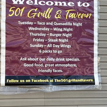 501 Grill & Tavern - a sign for the restaurant - Bars Near Me - Mt. Aetna, Pennsylvania 501 Grill & Tavern - a sign for the restaurant - Bars Near Me - Mt. Aetna, Pennsylvania