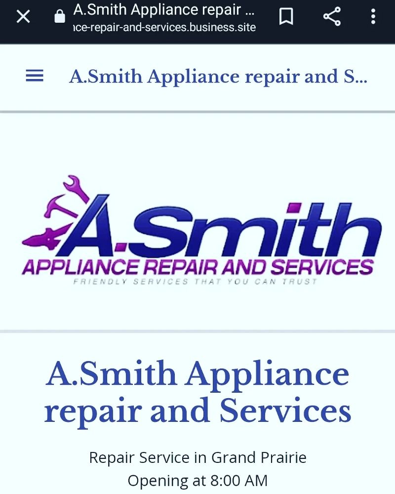 A SMITH APPLIANCE REPAIR AND SERVICES Request a Quote Mansfield