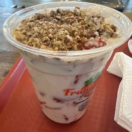 Fresas con crema