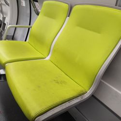 BART - Bay Area Rapid Transit - Very disgusting. Just about every seat is covered in filth.