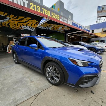 Olympic Tint - 2022 Subaru WRX w/full ceramic tint all around - Car Window Tinting Near Me - Los Angeles, California