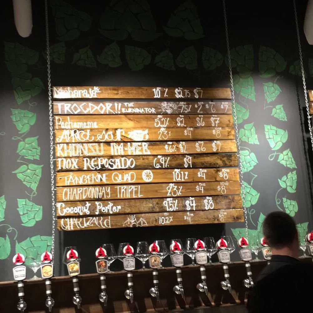 Avery Brewing - Tap List 3/1/17 - Breweries Near Me - Boulder, Colorado
