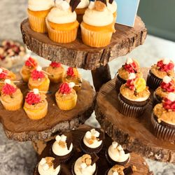 Craft Catering - We love the "campfire flame" frosting!