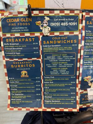 Menu photo 1 Cedar Glen Fine Foods Lake Arrowhead, CA Menu photo 1 Cedar Glen Fine Foods Lake Arrowhead, CA